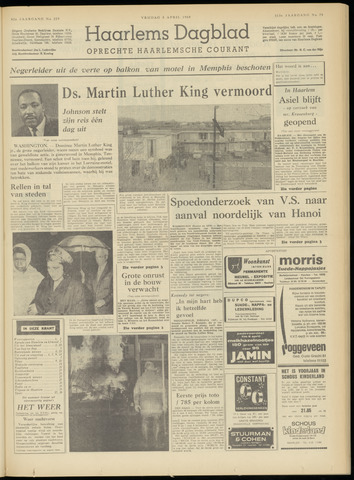 Haarlem's Dagblad 1968-04-05