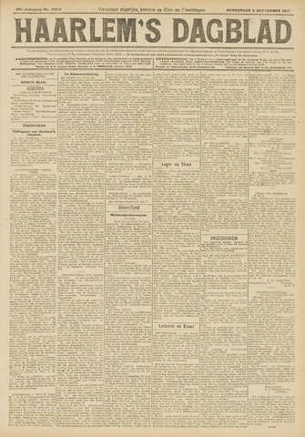 Haarlem's Dagblad 1917-09-06