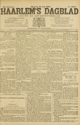 Haarlem's Dagblad 1893-07-17