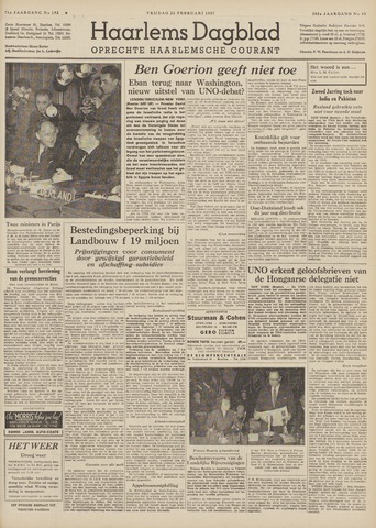 Haarlem's Dagblad 1957-02-22