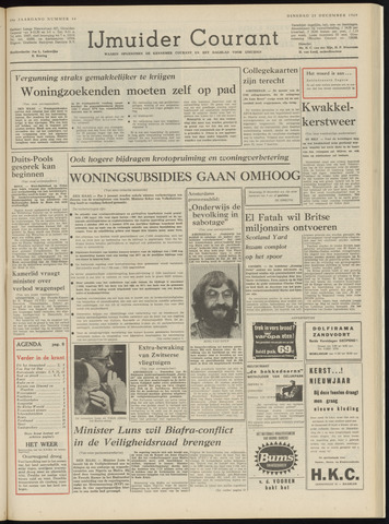 IJmuider Courant 1969-12-23