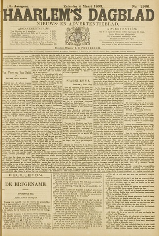 Haarlem's Dagblad 1893-03-04