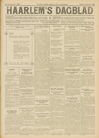 Haarlem's Dagblad 1927-10-25