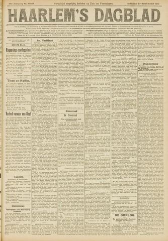 Haarlem's Dagblad 1917-11-27