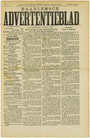 Haarlemsch Advertentieblad 1887-01-22