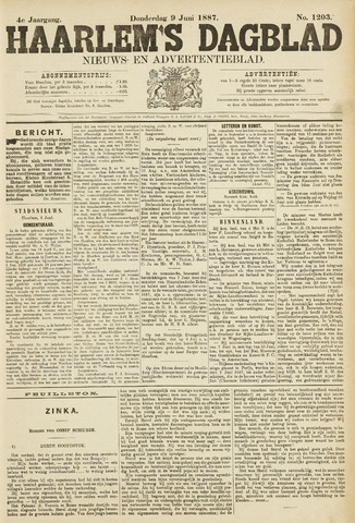 Haarlem's Dagblad 1887-06-09