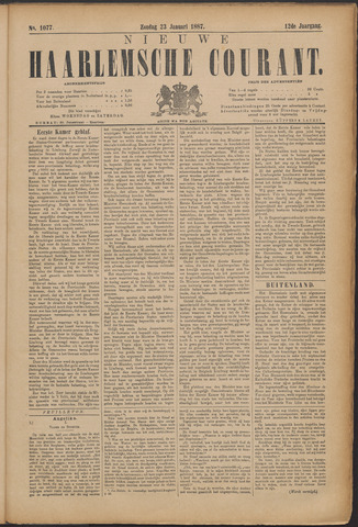 Nieuwe Haarlemsche Courant 1887-01-23