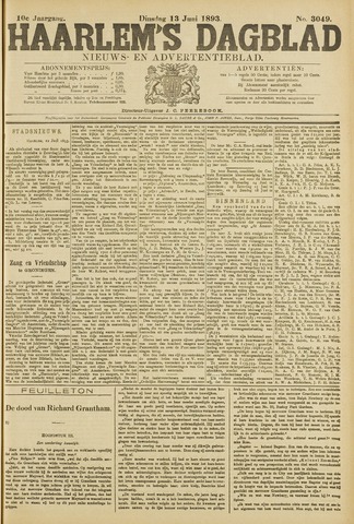 Haarlem's Dagblad 1893-06-13