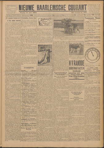 Nieuwe Haarlemsche Courant 1926-04-26