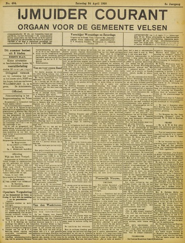 IJmuider Courant 1920-04-24