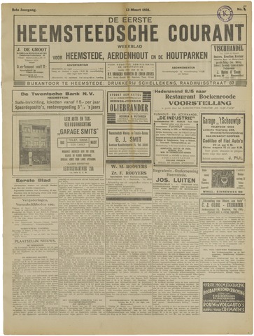 De Eerste Heemsteedsche Courant 1931-03-13
