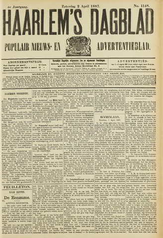 Haarlem's Dagblad 1887-04-02