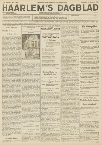 Haarlem's Dagblad 1933-10-18