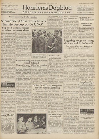 Haarlem's Dagblad 1957-11-21