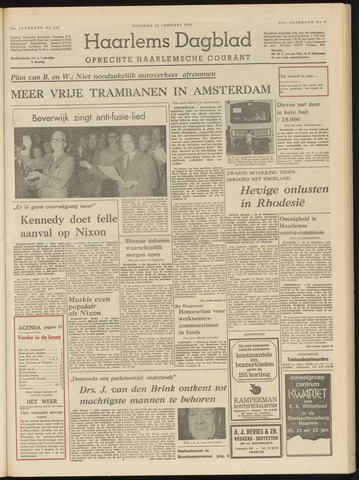 Haarlem's Dagblad 1972-01-18
