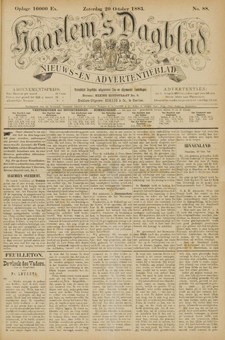 Haarlem's Dagblad 1883-10-20