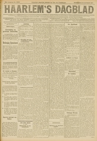 Haarlem's Dagblad 1917-10-18