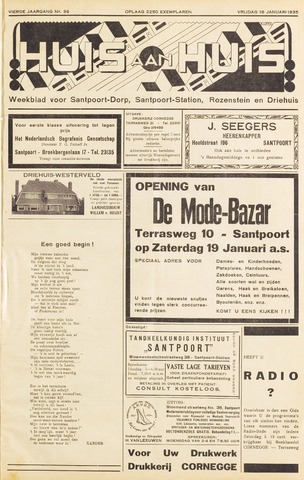 Weekblad Huis aan Huis 1935-01-18