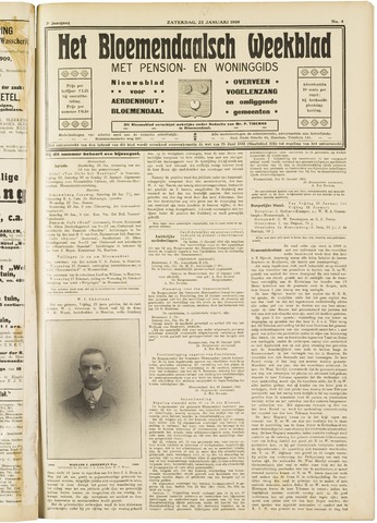 Het Bloemendaalsch Weekblad 1909-01-23
