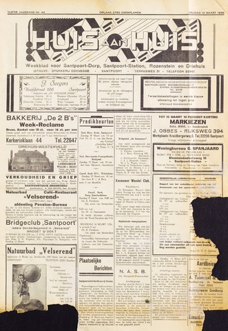 Weekblad Huis aan Huis 1936-03-13