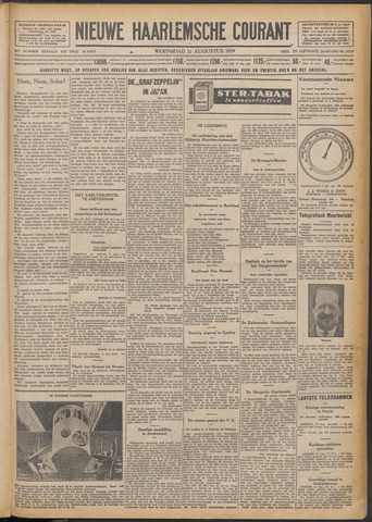 Nieuwe Haarlemsche Courant 1929-08-21