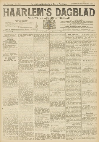 Haarlem's Dagblad 1910-11-12
