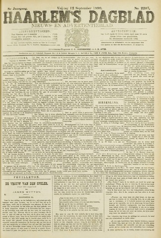 Haarlem's Dagblad 1890-09-12