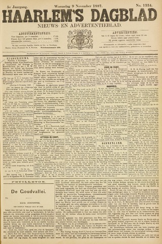 Haarlem's Dagblad 1887-11-09
