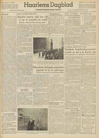 Haarlem's Dagblad 1949-11-17