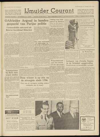 IJmuider Courant 1963-02-27