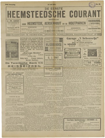 De Eerste Heemsteedsche Courant 1931-07-17