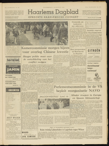 Haarlem's Dagblad 1966-08-04