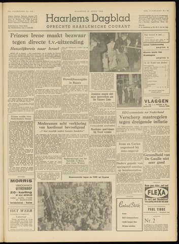 Haarlem's Dagblad 1964-04-27