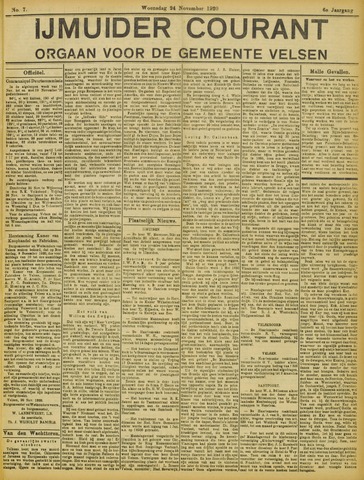 IJmuider Courant 1920-11-24