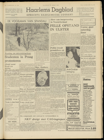 Haarlem's Dagblad 1969-04-21