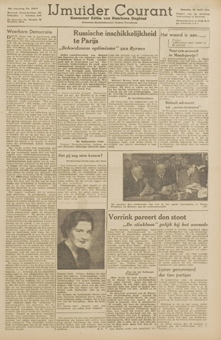 IJmuider Courant 1946-04-29