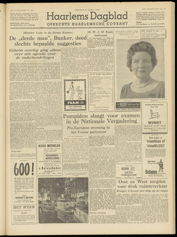 Haarlem's Dagblad 1962-04-27