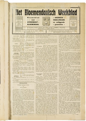 Het Bloemendaalsch Weekblad 1907-08-31
