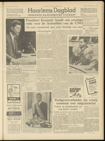 Haarlem's Dagblad 1961-09-26