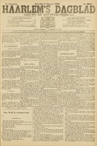 Haarlem's Dagblad 1892-01-09