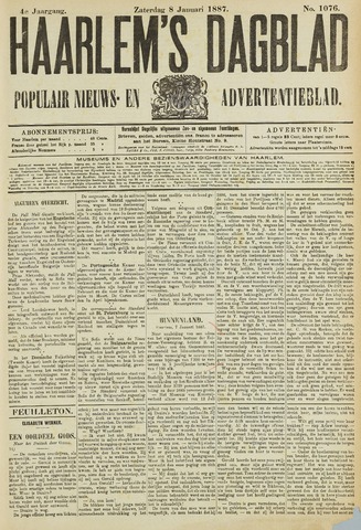 Haarlem's Dagblad 1887-01-08