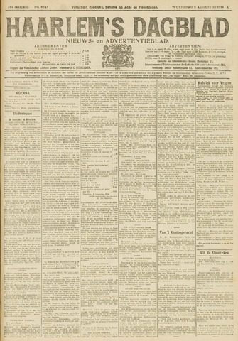 Haarlem's Dagblad 1914-08-05