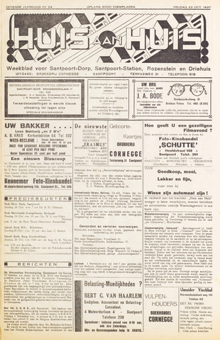 Weekblad Huis aan Huis 1937-10-22