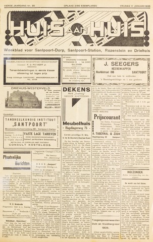 Weekblad Huis aan Huis 1935-01-11