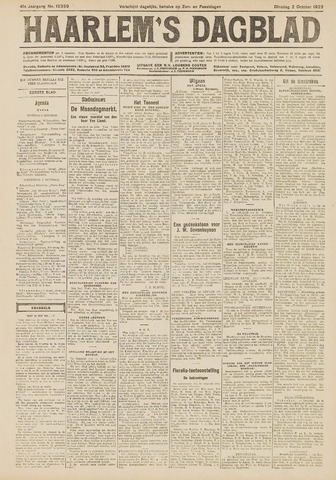 Haarlem's Dagblad 1923-10-02