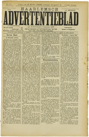 Haarlemsch Advertentieblad 1890-08-06
