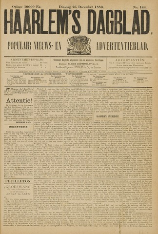 Haarlem's Dagblad 1883-12-25