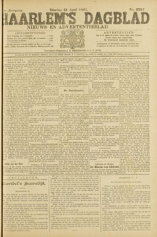 Haarlem's Dagblad 1891-04-21