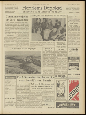 Haarlem's Dagblad 1965-10-07
