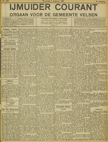 IJmuider Courant 1920-08-04